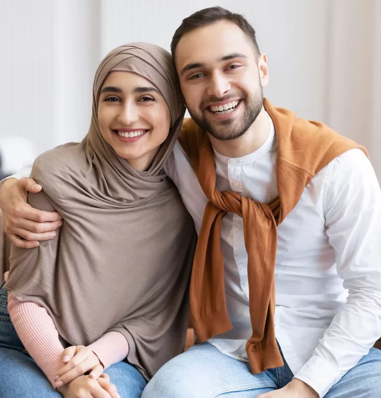 Muslim woman in hijab engaged in coaching